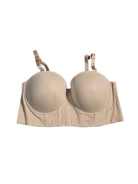 NWT | Beige Multi Way Longline Bra Strapless Convertible Supportive | 4